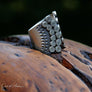 Bold Spiral Thai Hilltribe Ring - OutOfAsia